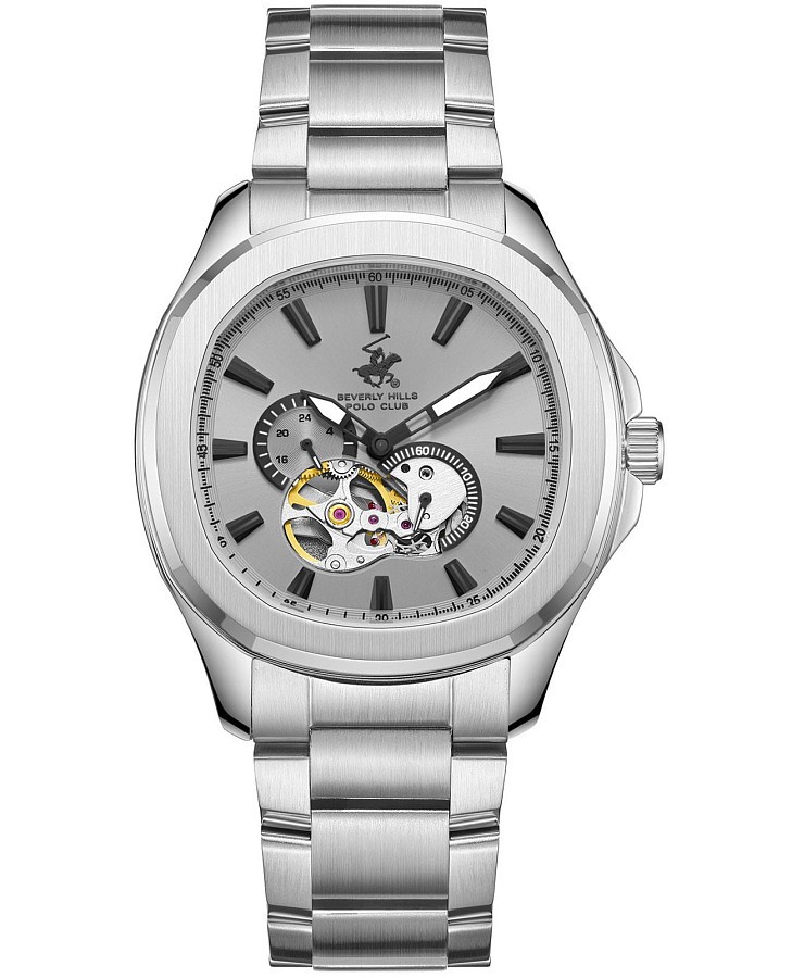 Часы Beverly Hills Polo Club BP3728X.330 — мужские, серебристый