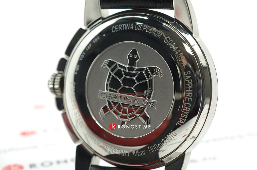 Часы Certina DS Podium Chronograph Lap Timer C034.453.16.057.00 — мужские, кожаный