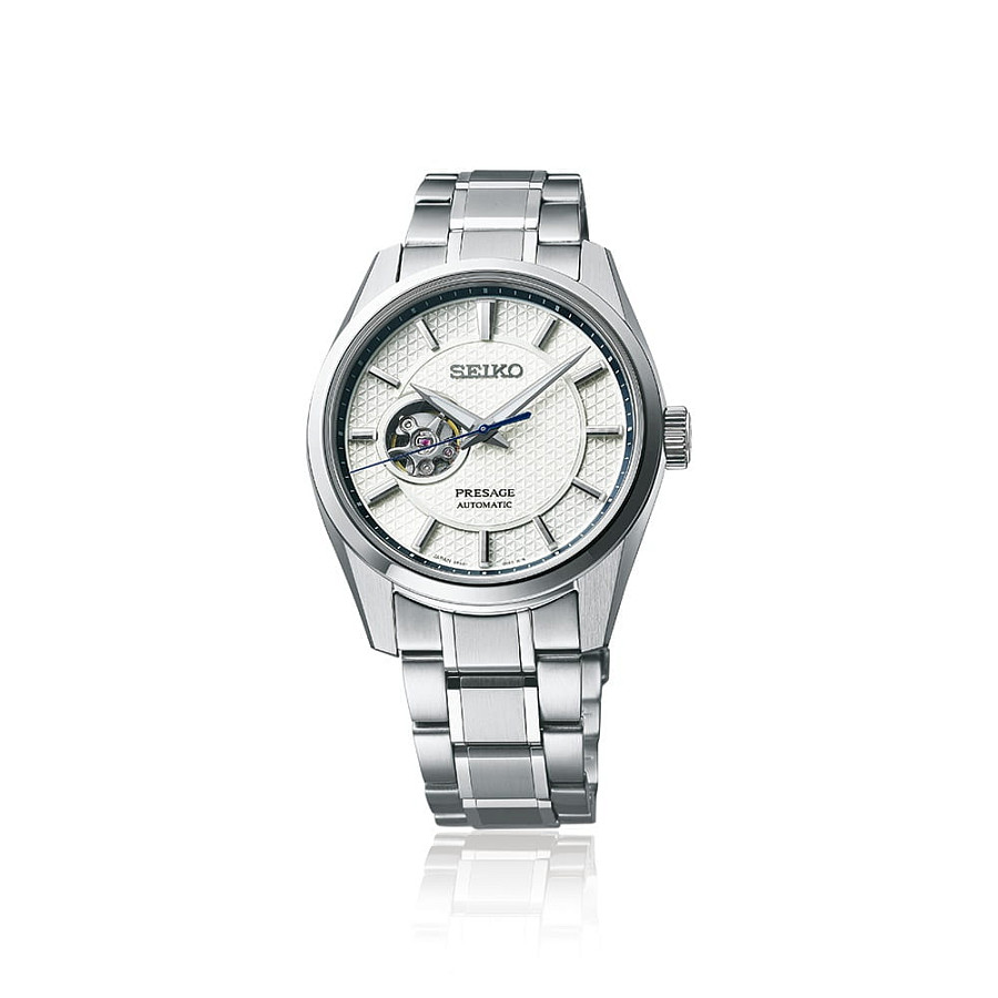 Часы Seiko Presage Sharp Edged Series SPB309 — механические, металл сталь
