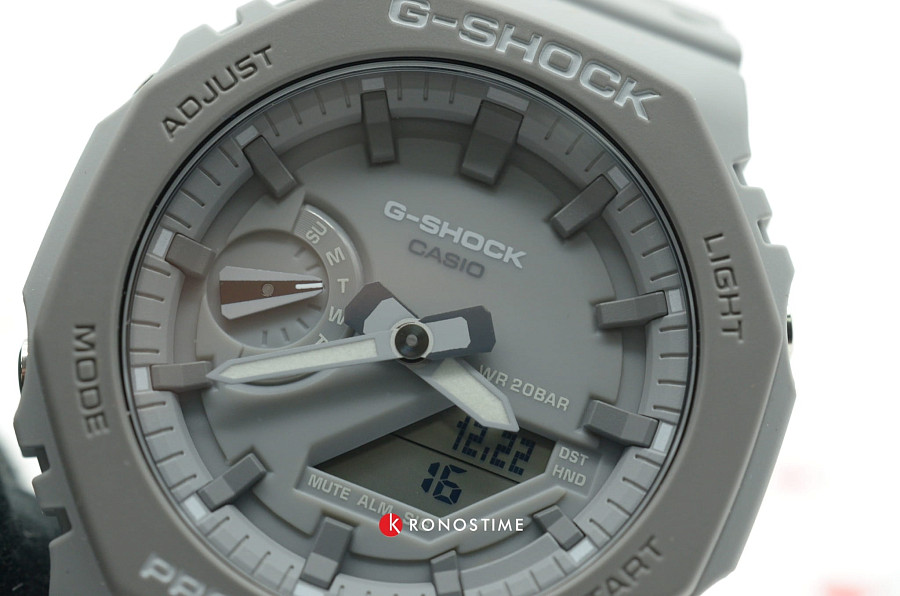 Часы Casio G-Shock GA-2110ET-8A — серый, карбон пластик