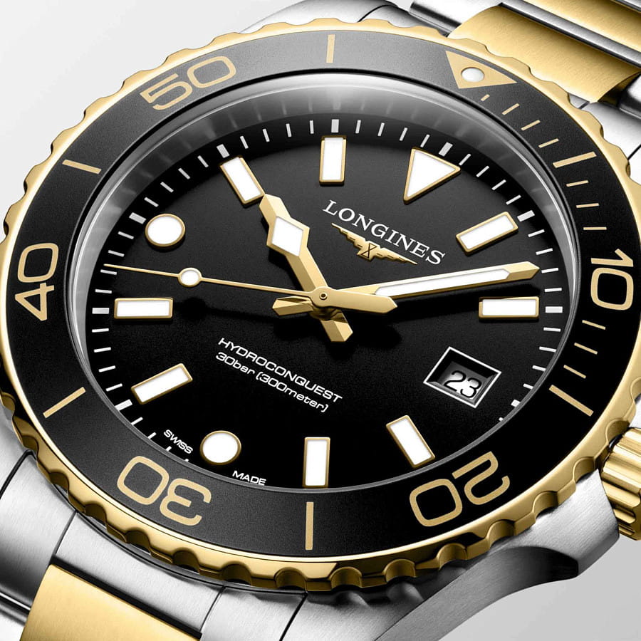 Часы Longines HydroConquest L3.769.3.56.7 — кварцевые, сталь металл