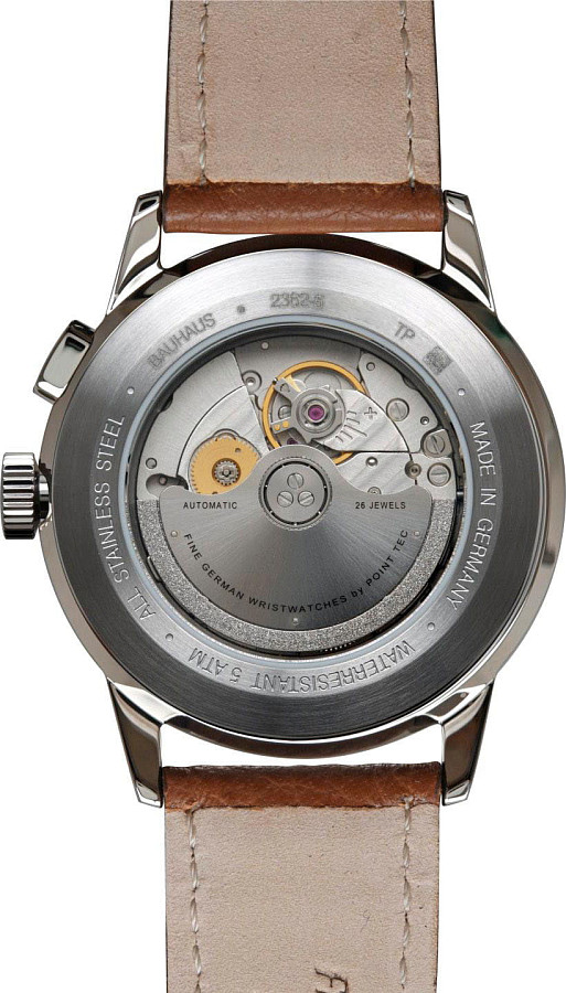 Часы Bauhaus Aviation G38 23625 — металл сталь, Германия