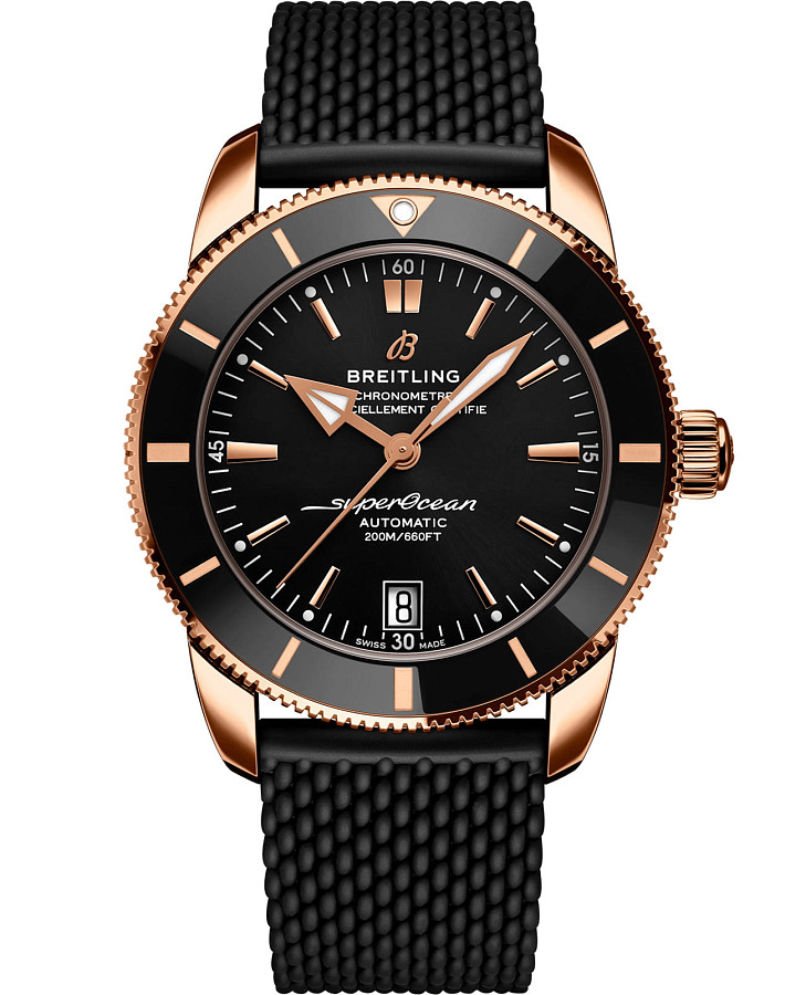 Часы Breitling Superocean Heritage B20 Automatic 42 RB2010121B1S1 — мужские, черный