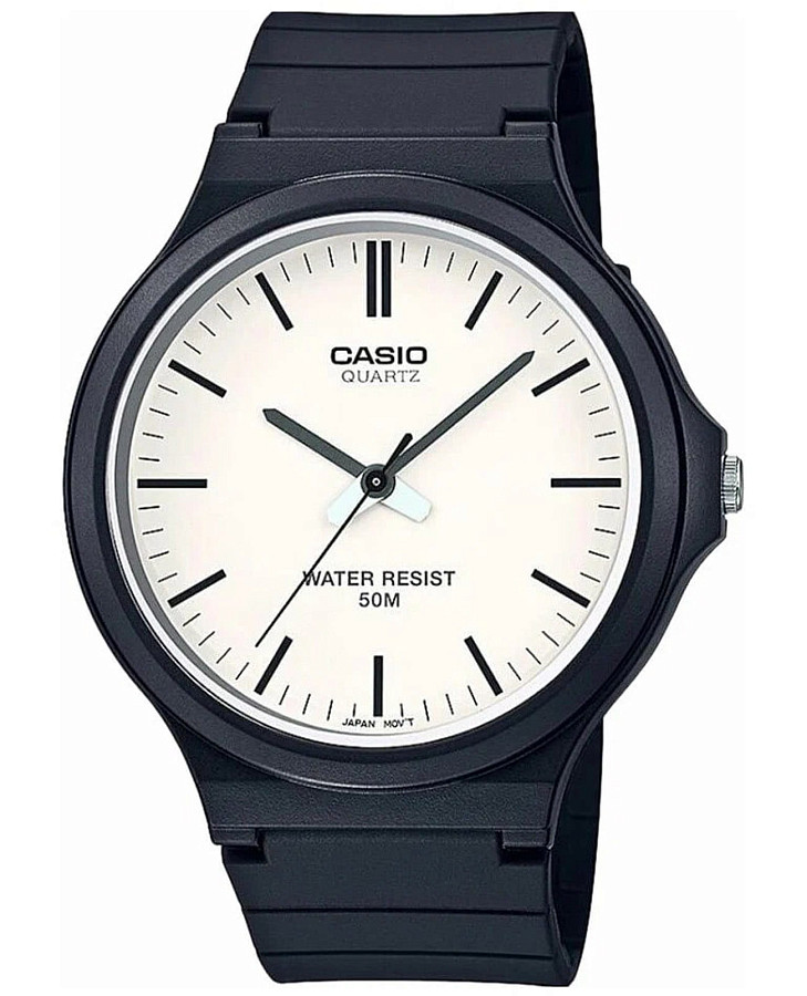 Часы Casio MW-240-7E — мужские, белый