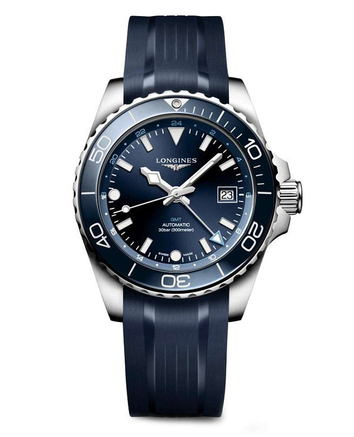 Часы Longines HydroConquest L3.790.4.96.9 — мужские, синий