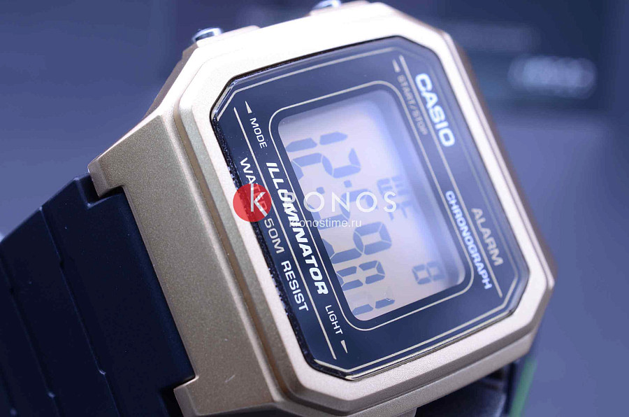 Часы Casio Collection W-217HM-9A — мужские, черный