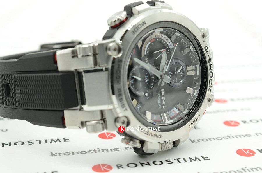 Часы Casio G-Shock Premium MTG-B1000-1A — электронные, сталь металл пластик