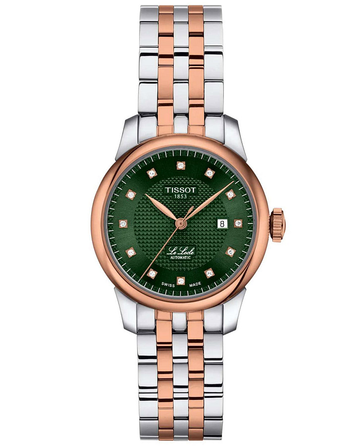 Часы Tissot T-Classic Le Locle T006.207.22.096.00 — женские, зеленый