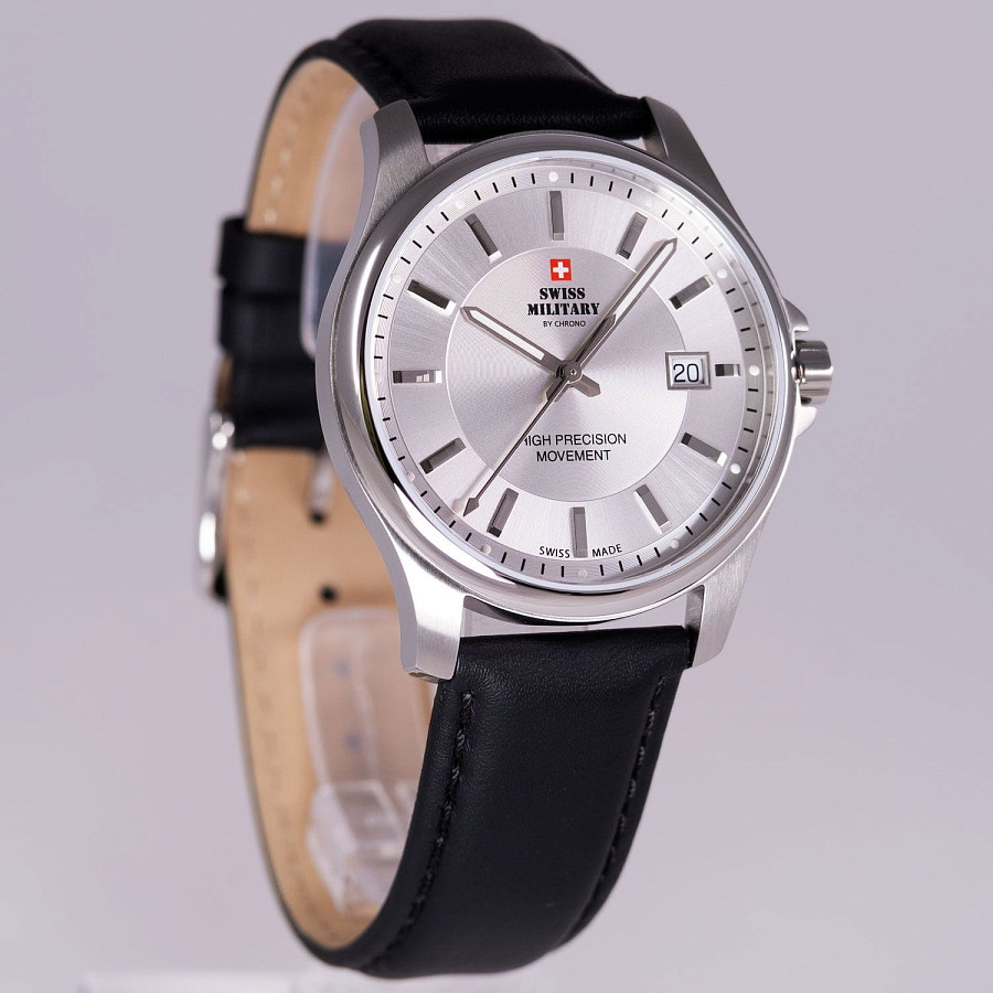 Часы Swiss Military by Chrono Сверхточные SM30200.11 — сталь, Швейцария