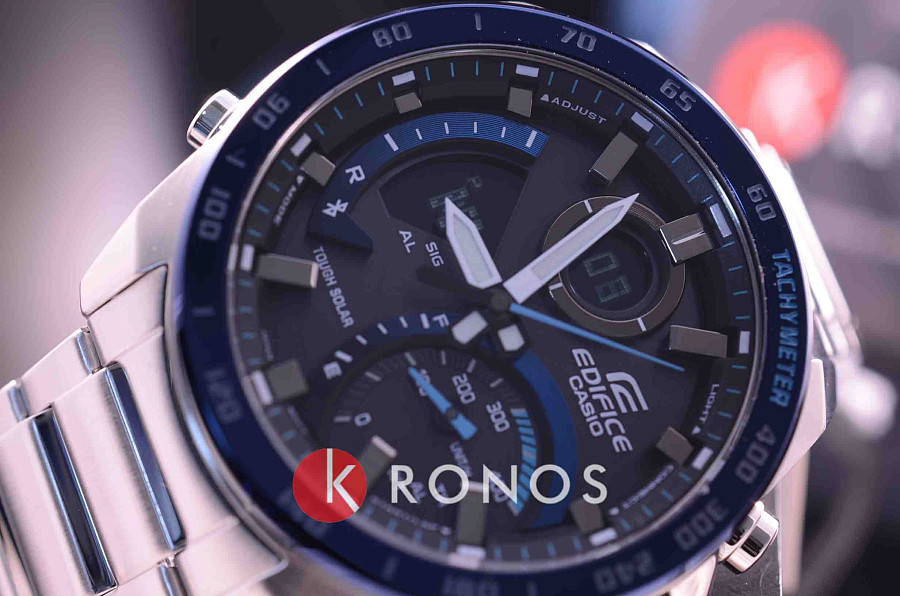 Часы Casio Edifice ECB-900DB-1BDR (ECB-900DB-1B) — нержавеющая сталь, мужские