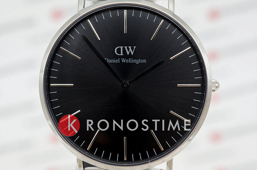 Часы Daniel Wellington Classic Mesh Onyx DW00100629 — металл сталь, Швеция