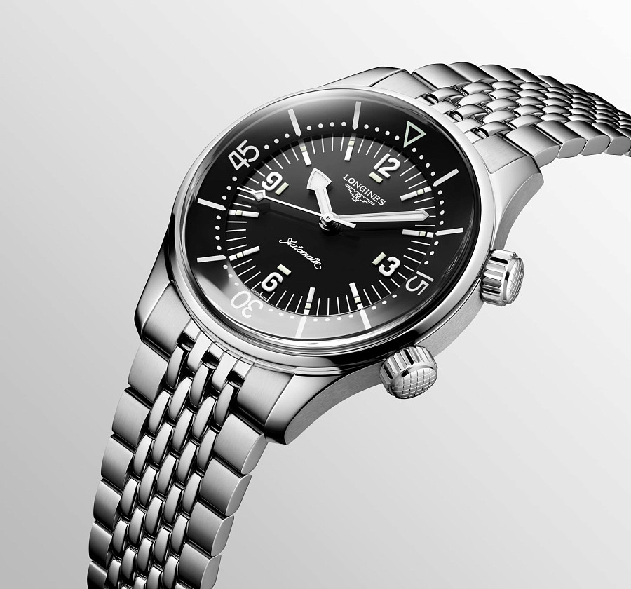 Часы Longines Legend Diver L3.764.4.50.6 — нержавеющая сталь, мужские