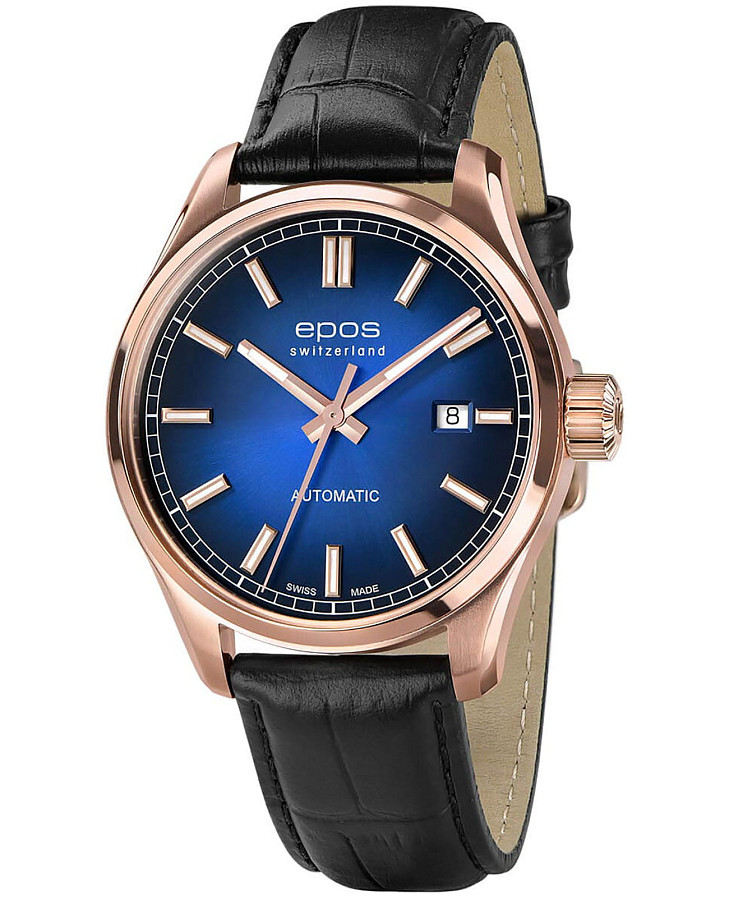 Часы Epos Passion 3501.132.24.16.25 — мужские, синий