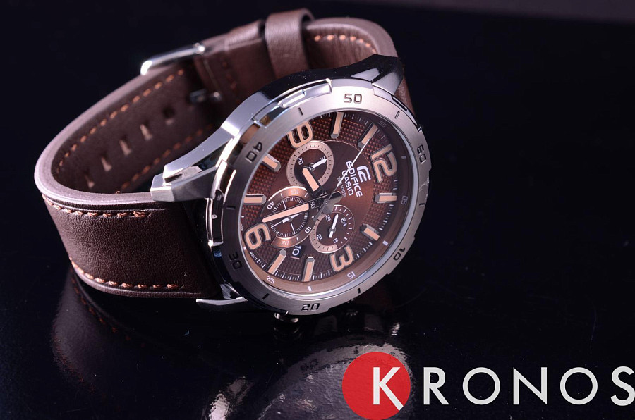 Часы Casio Edifice EFR-538L-5A — кварцевые, сталь металл