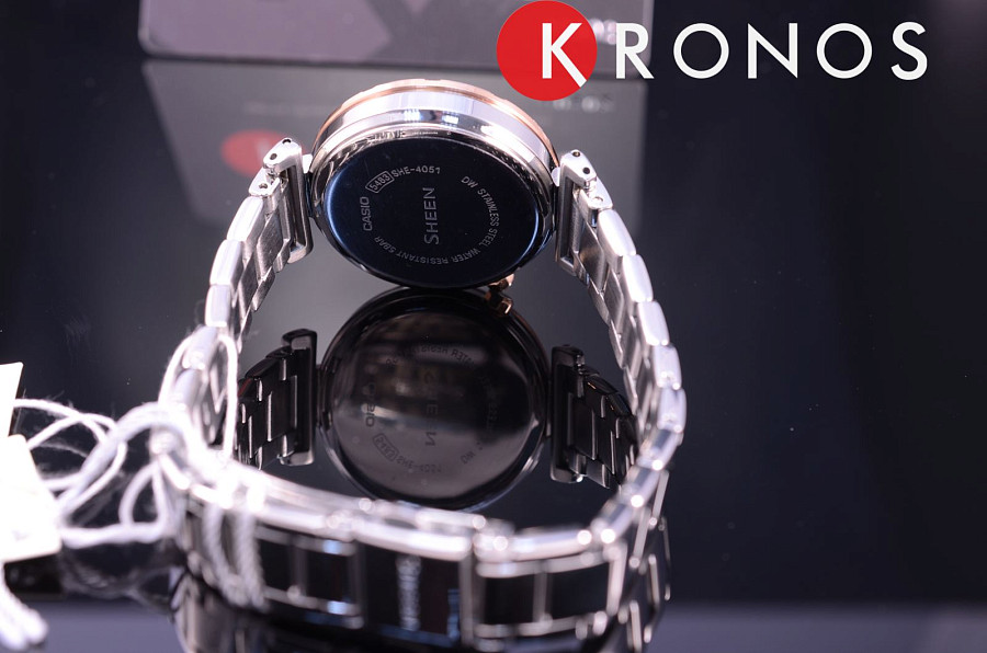 Часы Casio Sheen SHE-4051SG-4A — нержавеющая сталь, женские