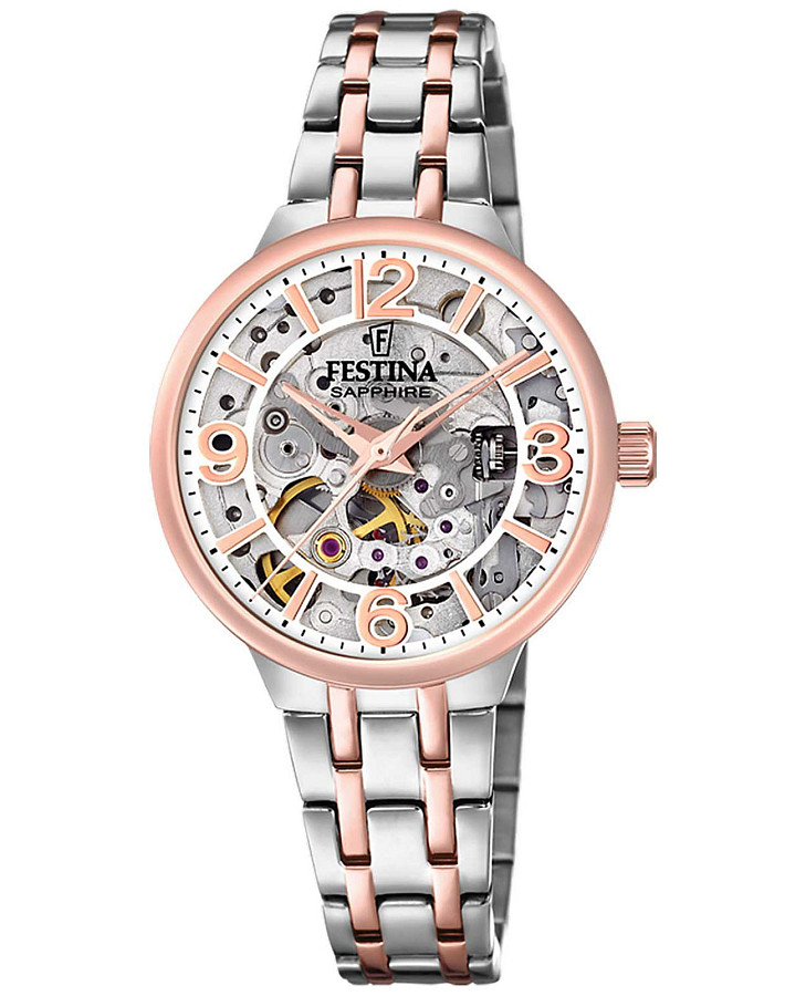 Часы Festina Automatic F20615/1 — женские, серебристый