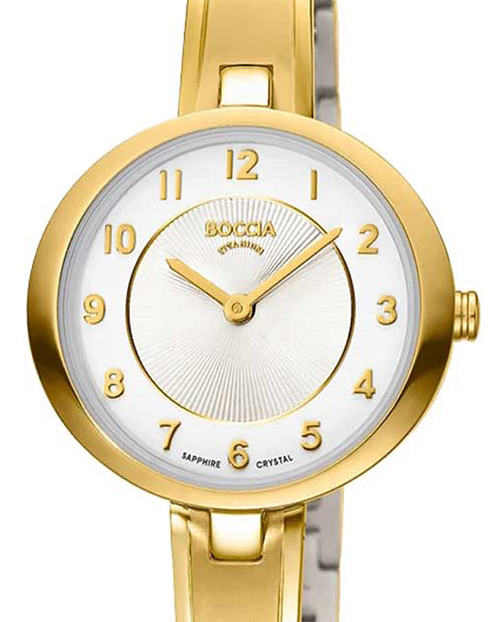 Часы Boccia Titanium Circle-Oval 3377-02 — кварцевые, титан