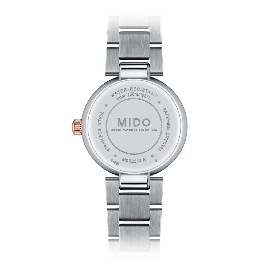 Часы Mido Baroncelli Donna M022.210.22.036.00 — серебристый, металл сталь