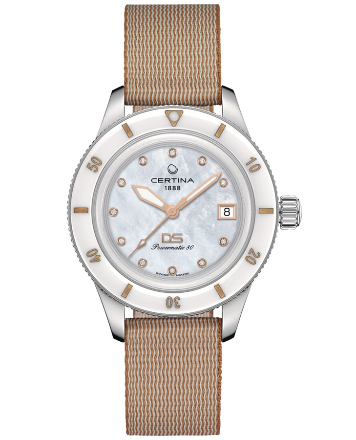 Часы Certina DS PH200M C036.207.18.106.00 — женские, перламутровый