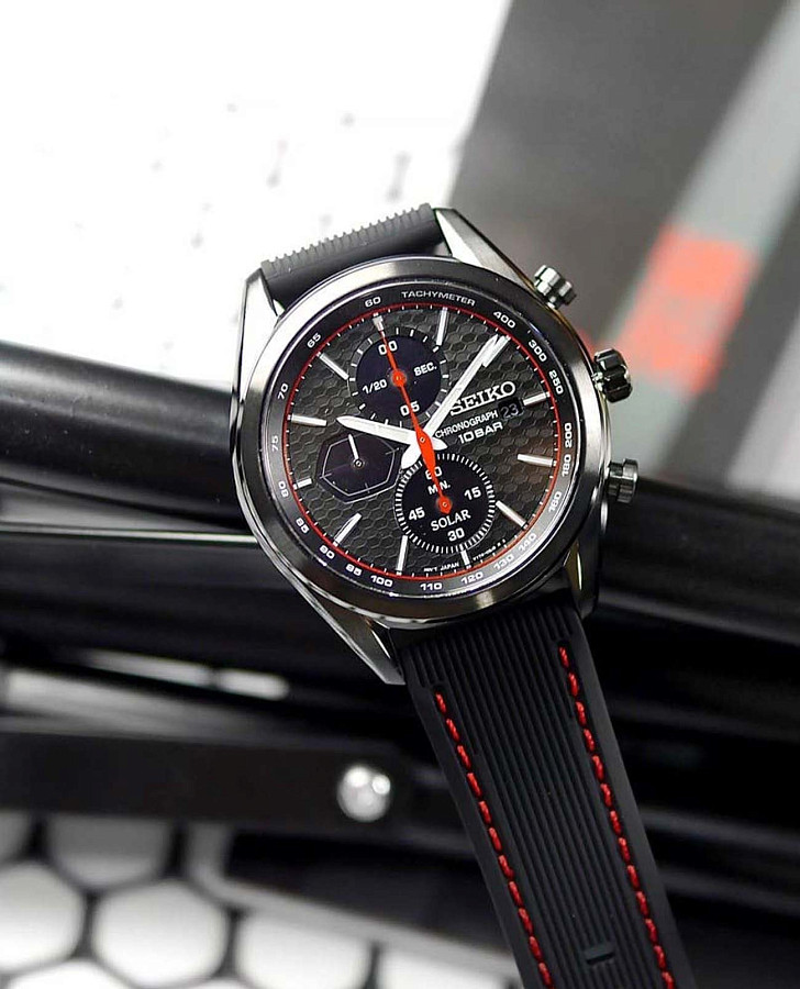 Часы Seiko Conceptual Series Sports SSC777P1 — мужские, силикон