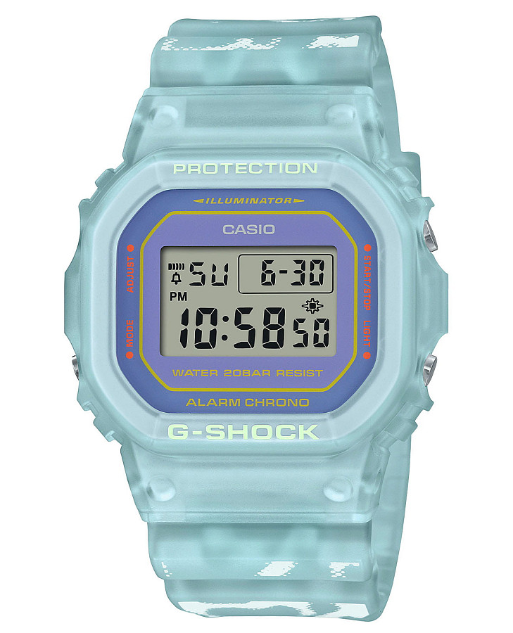 Часы Casio G-Shock SLV-21B-2E — мужские, фиолетовый