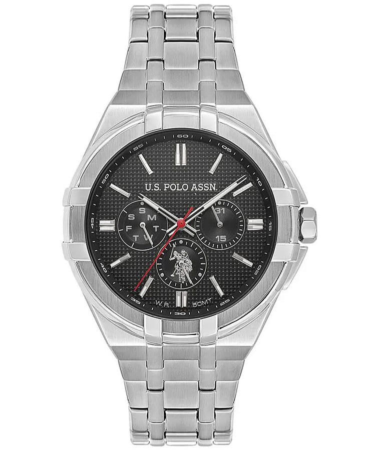 Часы U.S. Polo Assn. Crossing USPA1137-02 — мужские, черный