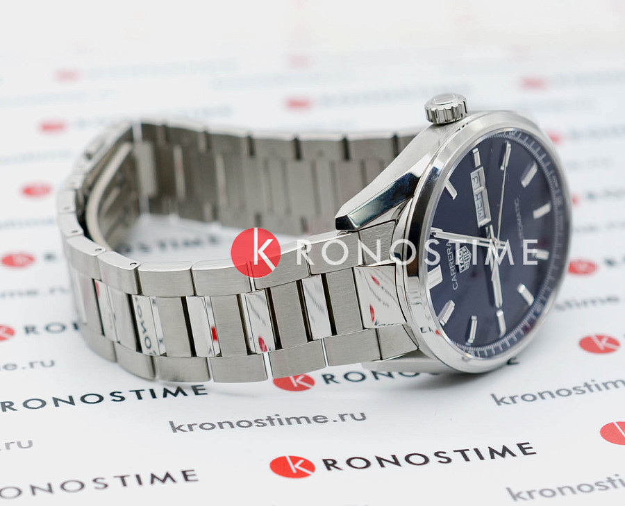Часы TAG Heuer Carrera WBN2012.BA0640 — синий, сталь металл