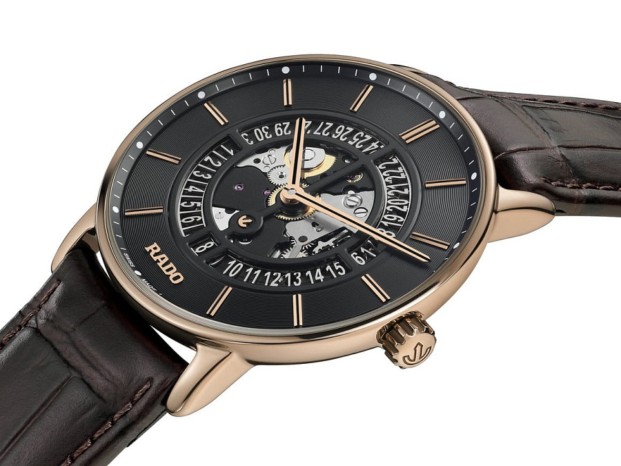 Часы Rado DiaMaster Thinline Automatic Limited Edition R14068186 — механические, керамика металл
