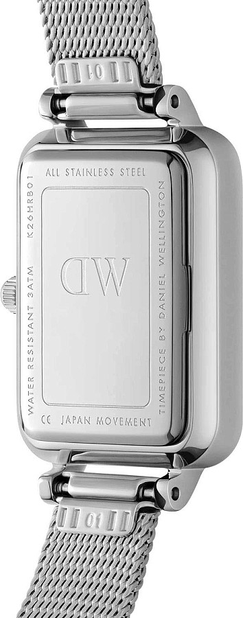 Часы Daniel Wellington Quadro Roman Numerals Sterling DW00100690 — сталь металл, Швеция