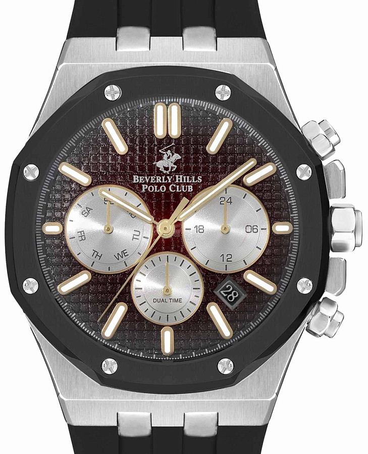 Часы Beverly Hills Polo Club BP3261X.381 — кварцевые, металл сталь
