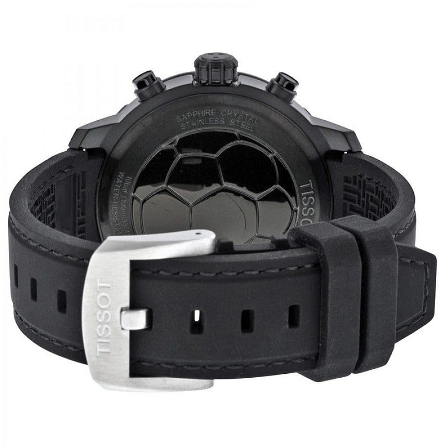 Часы Tissot Quickste Chronograph Football T095.449.37.057.00 — кожаный, мужские