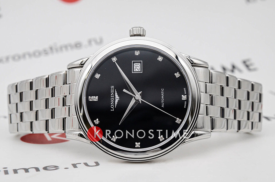 Часы Longines Flagship L4.984.4.58.6 — механические, металл сталь