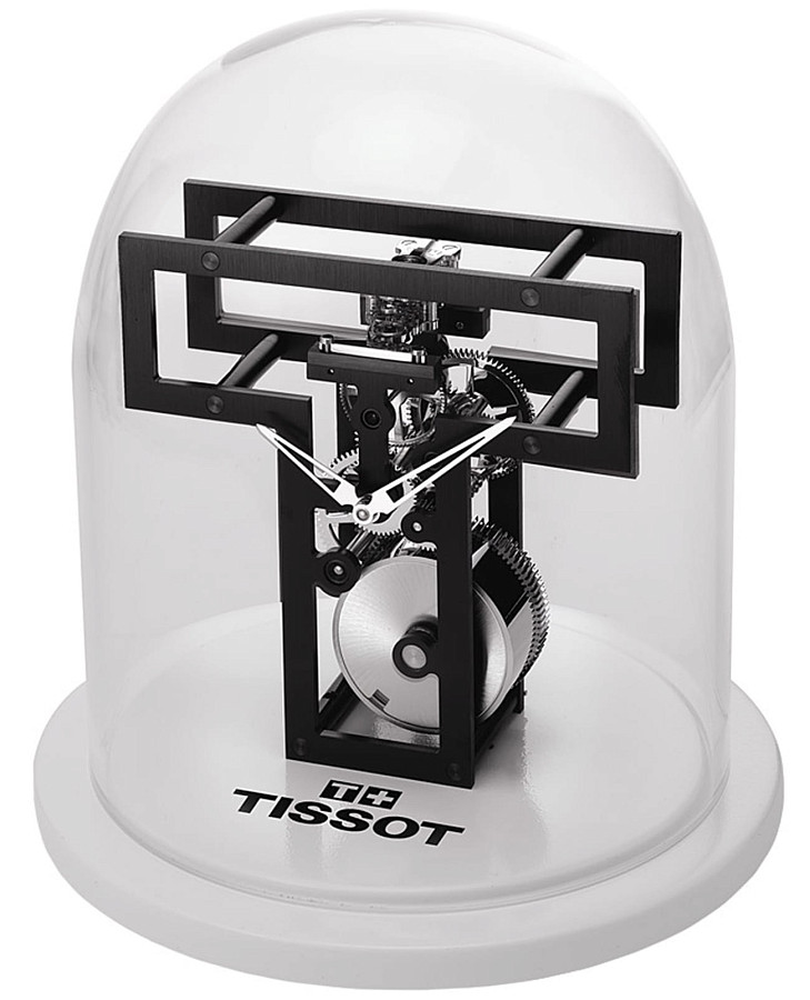 Часы Tissot T-Pocket T-Clock T855.942.39.050.00 — сталь металл, Швейцария