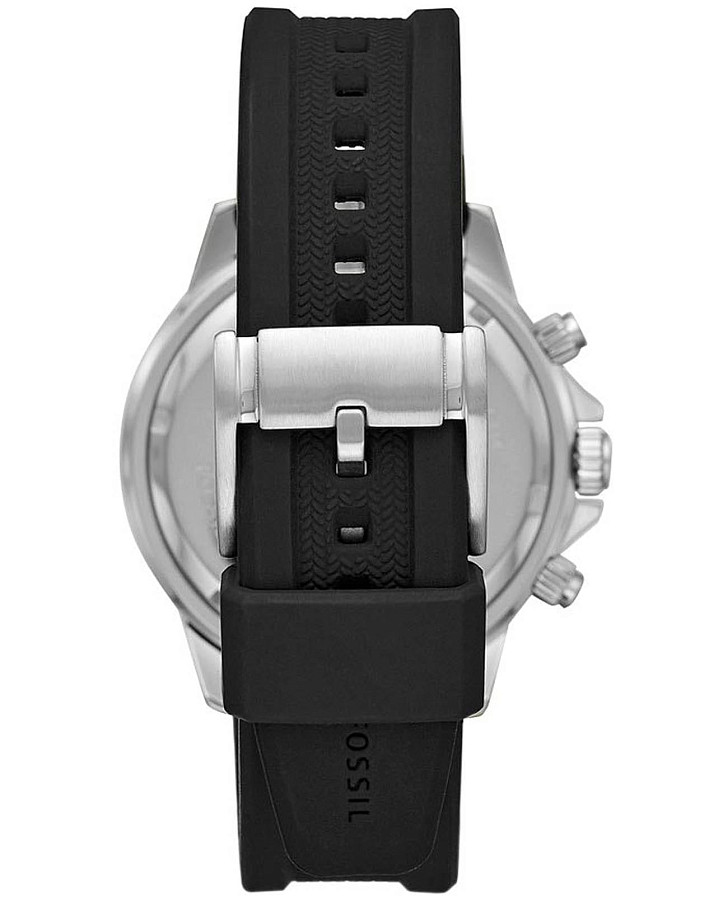 Часы Fossil Bannon BQ2494 — черный, сталь