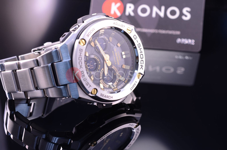 Часы Casio G-Shock GST-W110D-1A9 — электронные, металл