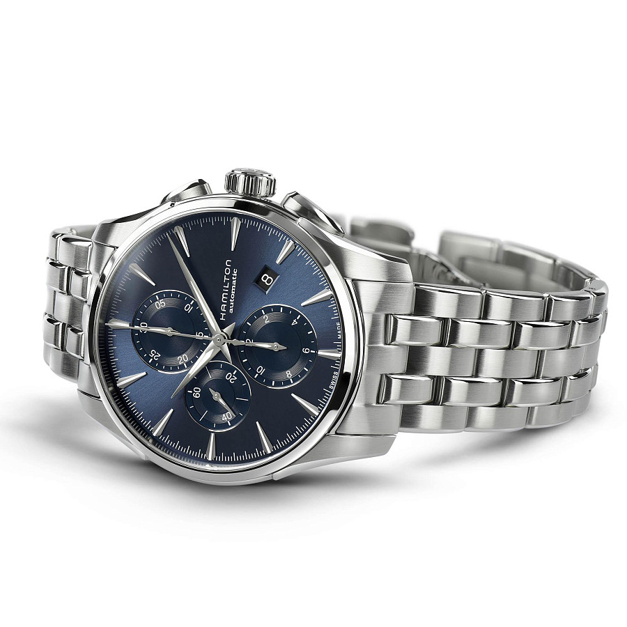 Часы Hamilton Jazzmaster Auto Chrono H32586141 — механические, металл сталь