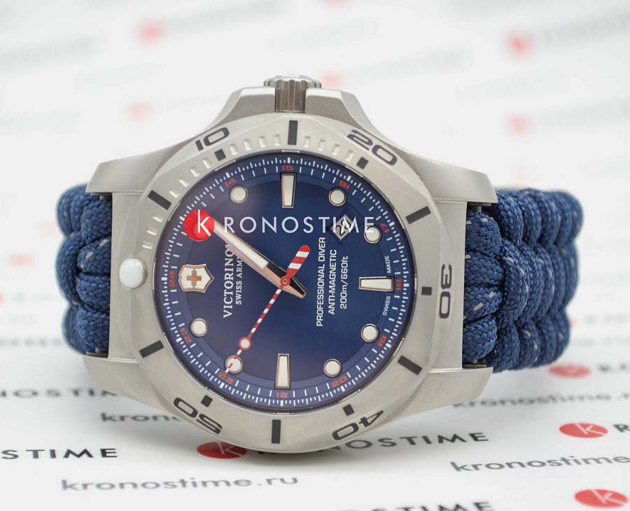Часы Victorinox I.N.O.X. Professional Diver 241843 — синий, металл сталь