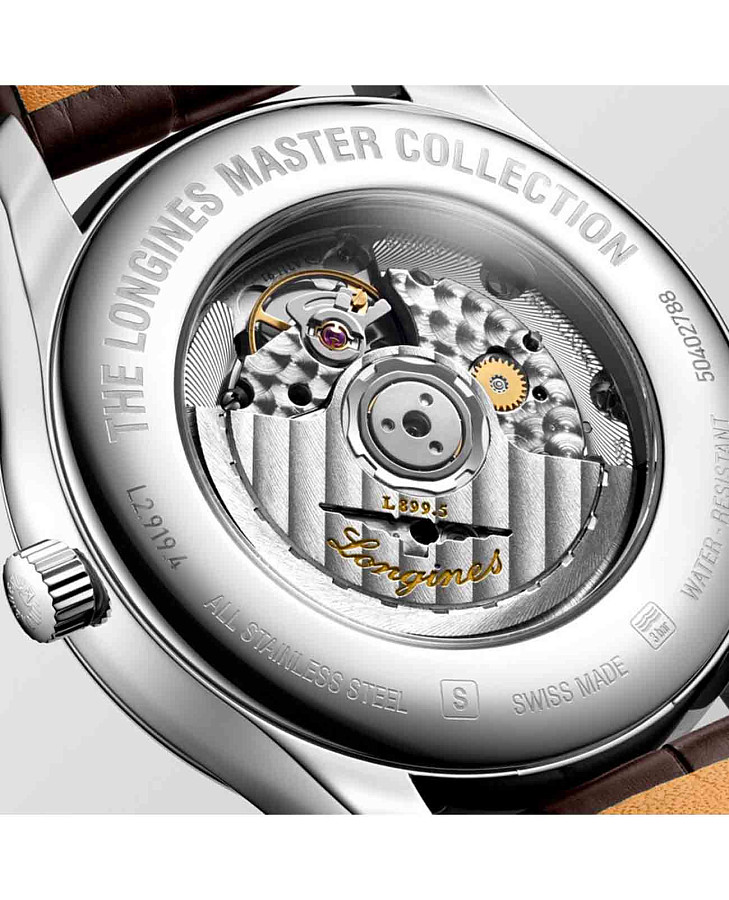Часы Longines Master Collection L2.919.4.77.3 — мужские, кожаный