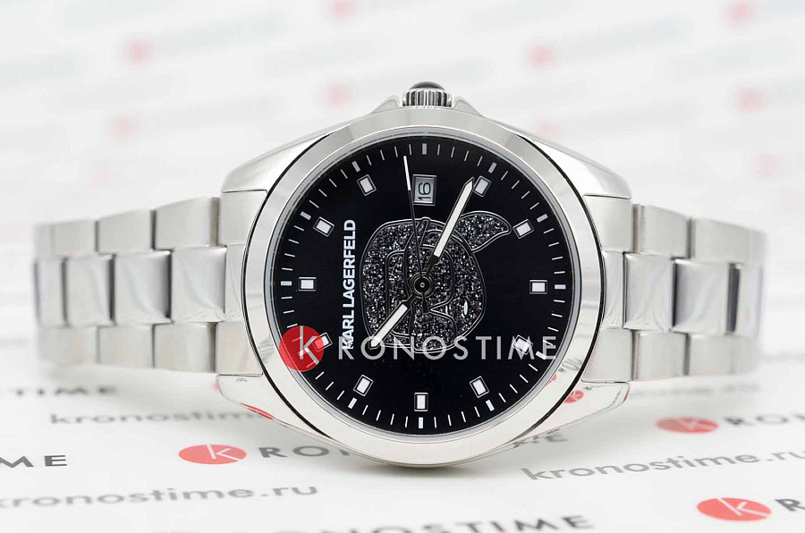 Часы Karl Lagerfeld Round Essentials R0553101516 — кварцевые, сталь металл