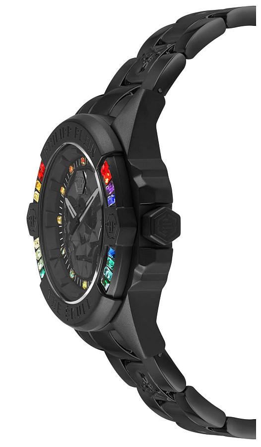 Часы Philipp Plein The Skull PWNAA0522 — кварцевые, сталь металл