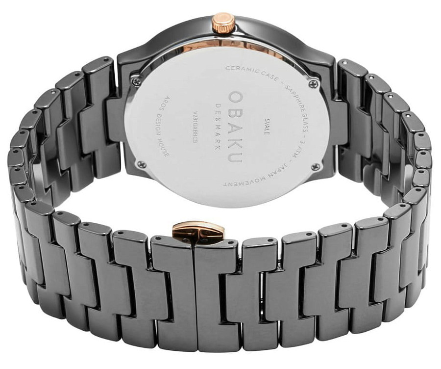 Часы Obaku Svale V281GXBBCB — керамика, Дания