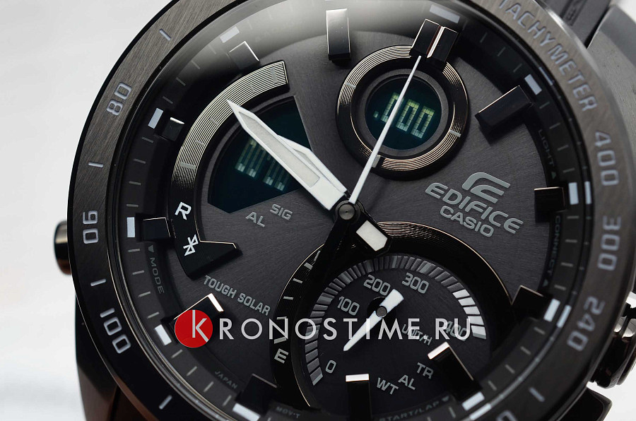 Часы Casio Edifice ECB-900PB-1ADR (ECB-900PB-1A) — мужские, черный