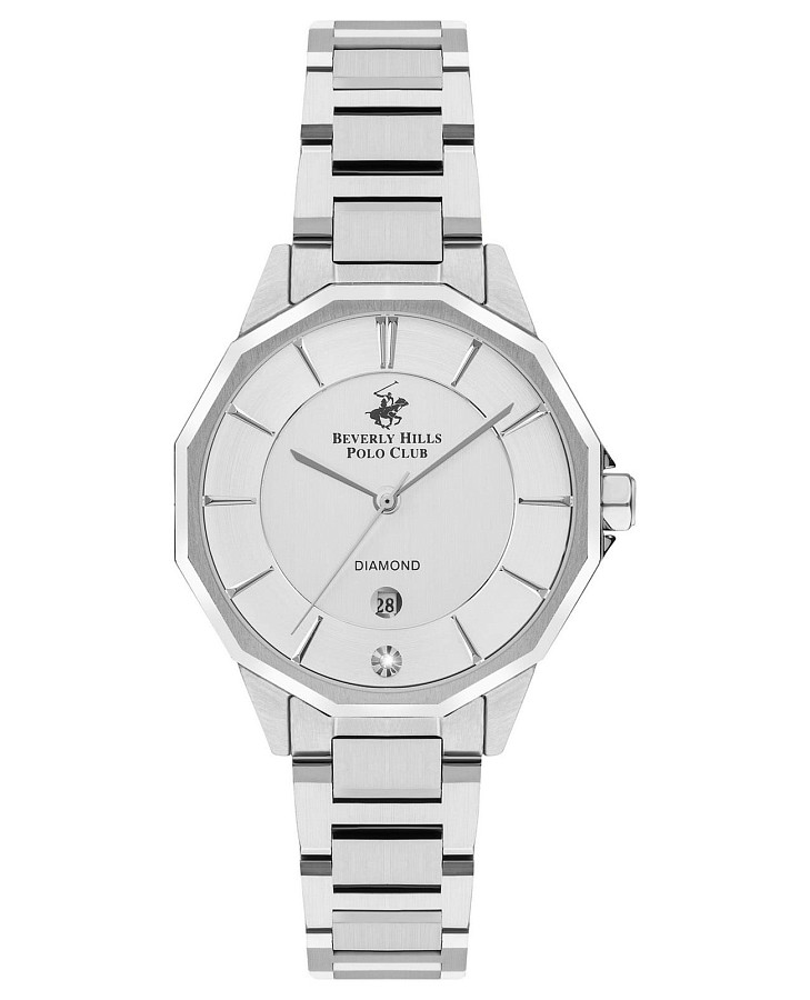 Часы Beverly Hills Polo Club BP3376X.330 — женские, серебристый