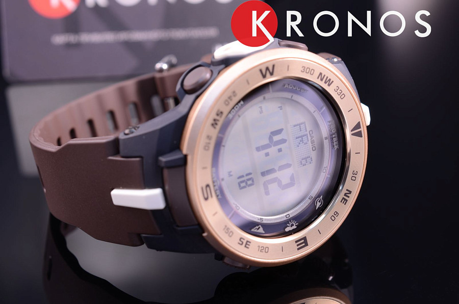Часы Casio Pro Trek PRG-330GE-5J — пластик, Япония