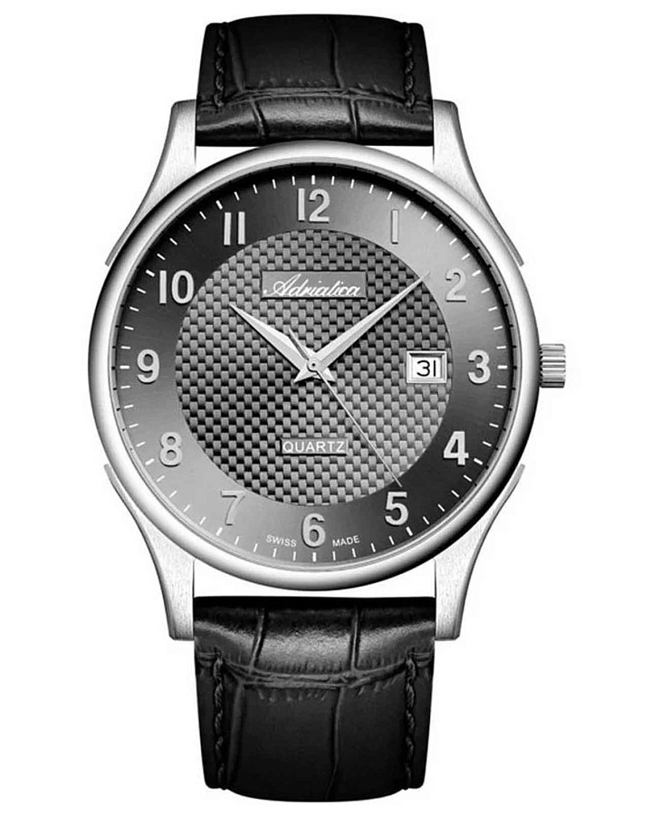 Часы Adriatica Classic A1246.5226Q — мужские, черный