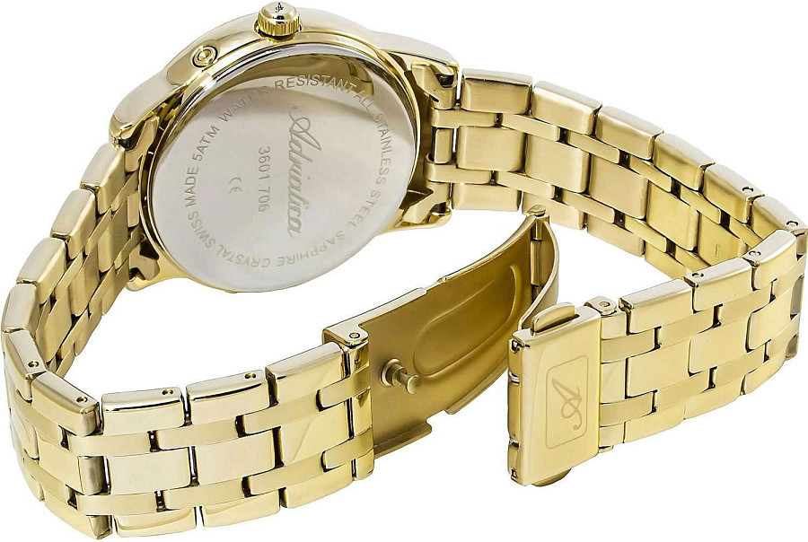 Часы Adriatica Moonphase A3601.1117QFZ — кварцевые, металл сталь