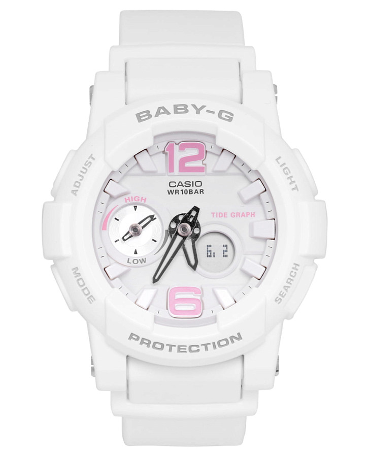 Часы Casio Baby-G BGA-180BE-7BDR — женские, белый