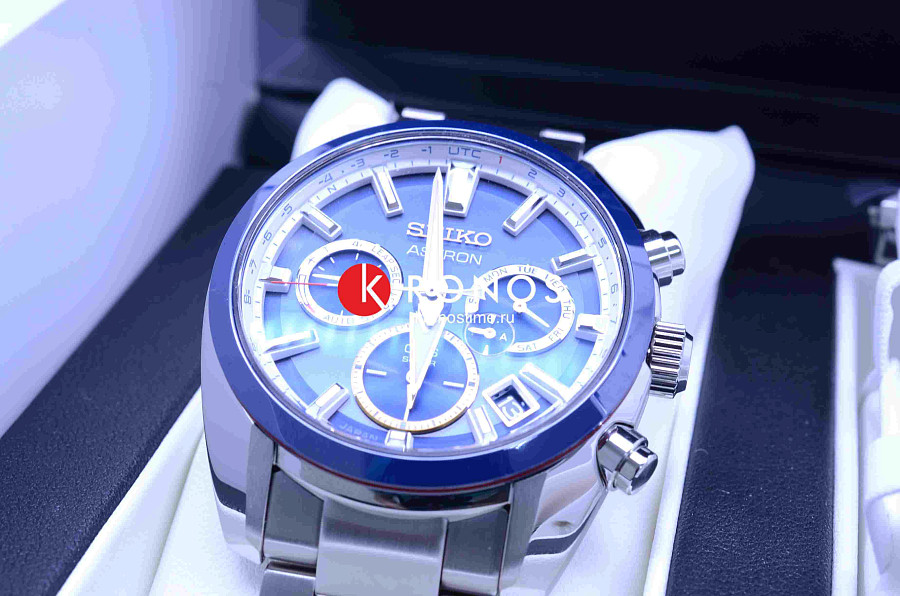 Часы Seiko Astron GPS Solar SSH045J1 — кварцевые, Япония, мужские