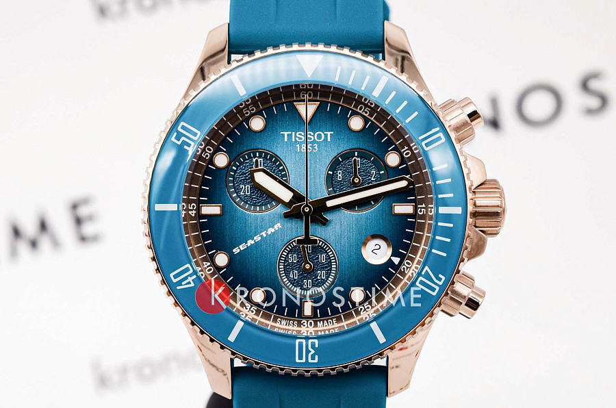 Часы Tissot Seastar 1000 Quartz Chronograph 38mm T120.217.37.041.00 — артикул T1202173704100