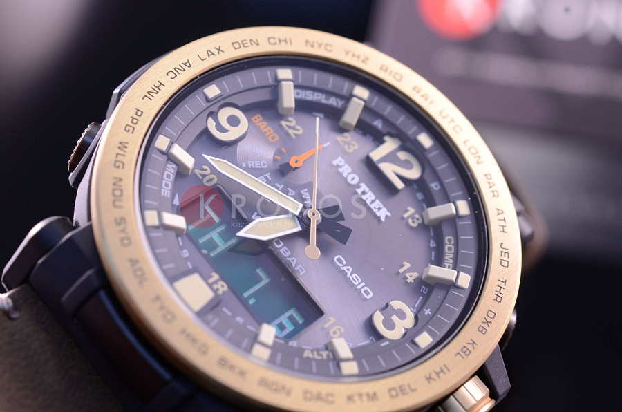 Часы Casio Pro Trek PRG-600YL-5E — металл пластик сталь, Япония